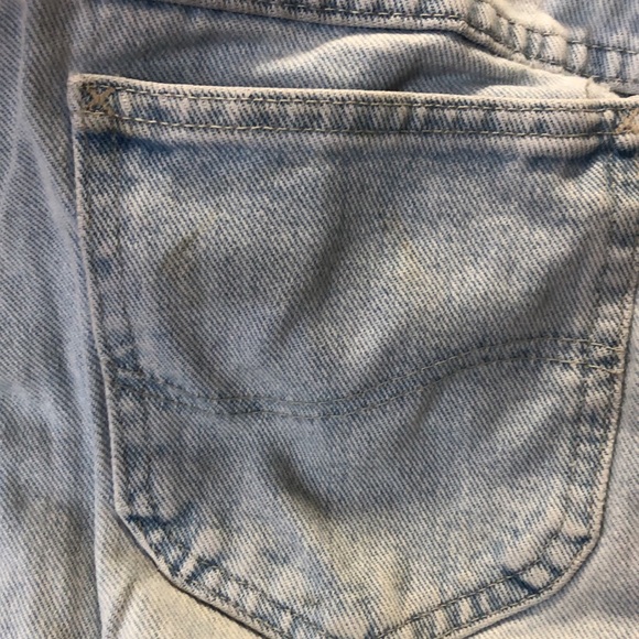 Vintage Lee High Waist Light Wash Straight Leg Authentic Mom Jeans - Picture 13 of 13